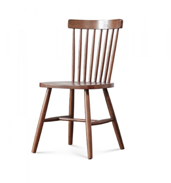 Hot Sale Imported Nordic Home Furniture High Back Wooden Material Dining Room Chairs