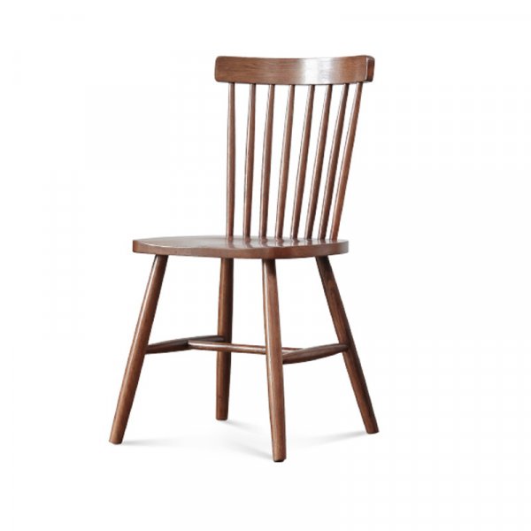 Hot Sale Imported Nordic Home Furniture High Back Wooden Material Dining Room Chairs