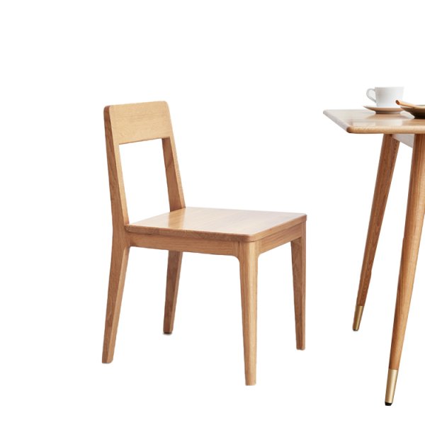 Modern Nordic Design Scandinavian Antique Rustic Wood Dining Room Furniture Chairs Set