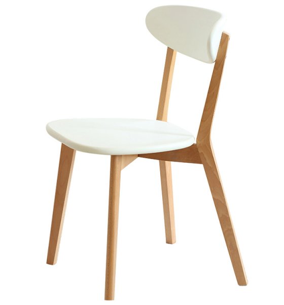 Scandinavian High Quaity Restaurant Furniture Modern Luxury Cheap Real Oak Wood Commerical Home White Mid Century Leather Upholstered Dining Stackable Chairs