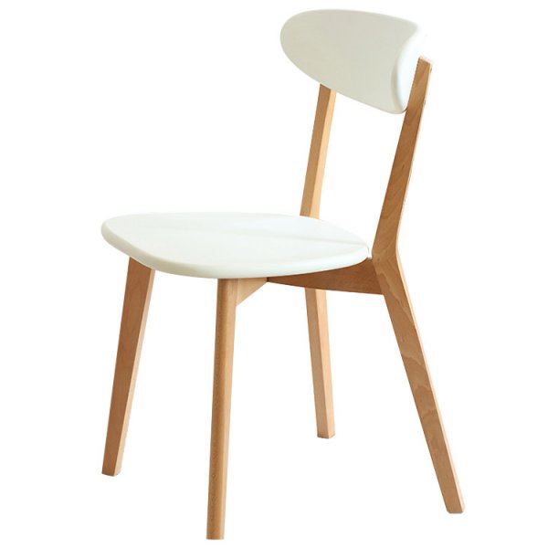 Scandinavian High Quaity Restaurant Furniture Modern Luxury Cheap Real Oak Wood Commerical Home White Mid Century Leather Upholstered Dining Stackable Chairs