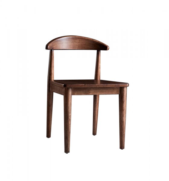 Modern Unique Design Solid Oak Wood Classic Furniture Dining Room Chair With Wood Legs